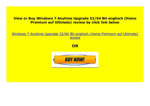 buy windows 7 upgrade